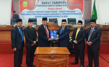 Disetujui Fraksi, DPRD Sahkan APBD Natuna Tahun 2023 Rp1,065 Triliun