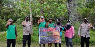 Cegah Karhutla, Polsek Daik Lingga Himbau Masyarakat Tidak Bakar Hutan atau Lahan