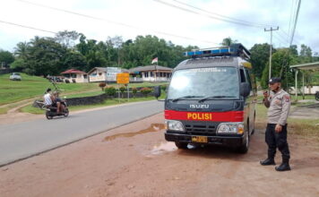 Antisipasi Tindakan Kejahatan, Sat Binmas Polres Lingga Lakukan Himbauan Kamtibmas