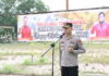Kapolres Lingga Gelar Upacara Pembukaan Pertandingan Voli Antar Srikandi Polres Lingga