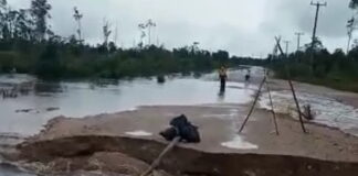 Jembatan Semala Putus, Akses Menuju Kelarik Natuna Lumpuh Total