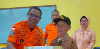 Basarnas Natuna Gelar Bakti Sosial di Desa Harapan Jaya