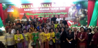 Natal Oikumene Dihadiri Bupati Asahan Beserta Wakil