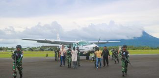 Lanud RSA Paksa Pesawat Sipil Asing Mendarat Dibandaranya
