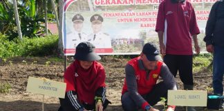Manfaatkan Lahan Pekarangan dan Lahan Tidur, Wabup Natuna Canangkan Gerakan Menanam Cepat Panen