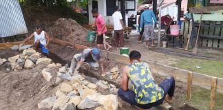 Peduli Pendidikan, Warga Sekop Swadaya Bangun Gedung PAUD