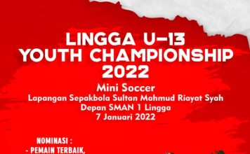 Turnamen Sepak Bola U-13 Lingga Segera Bergulir