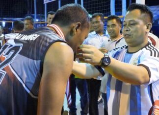 Berlangsung Sukses, M Nizar Tutup Turnamen Bola Voli Bupati Cup I 2022