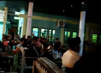 Penggemar Sepak Bola Anambas Nobar Laga Perempat Final Marocco Vs Portugal