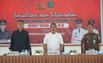 Bupati Dampingi Kejati Kepri Sosialisasi Hukum di Kabupaten Natuna