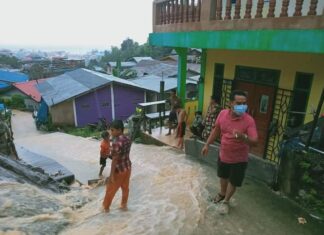 Curah Hujan Tinggi, Lurah Tarempa Himbau Warga Waspada Banjir