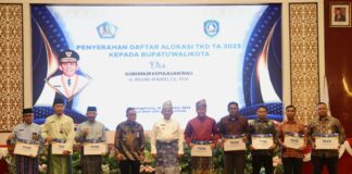 Gubernur Ansar Serahkan DIPA dan TKD 2023, Total Alokasi Rp15,93 Triliun