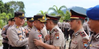 Kapolres Pimpin Sertijab 7 PJU Polres Kepulauan Anambas