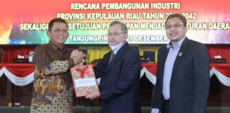 Ranperda RPIP Kepri Disahkan Jadi Perda