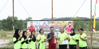 Final dan Penutupan Turnamen Bola Voli Srikandi Polres Lingga Dalam Rangka Memperingati Hari Ibu
