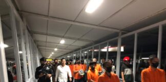 Cabjari Tarempa Pindahkan 9 Tahanan ke Rutan Tanjungpinang