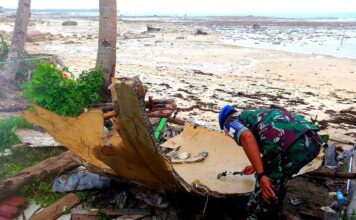 Lanud RSA Amankan Materiel Diduga Puing Pesawat