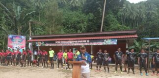 Tutup Turnamen Sepak Bola, Ini Pesan Camat Siantan Timur Suhadi Kusumo