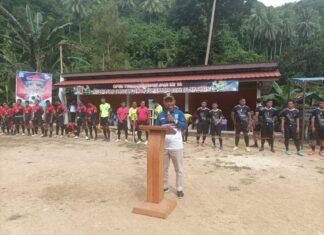Tutup Turnamen Sepak Bola, Ini Pesan Camat Siantan Timur Suhadi Kusumo