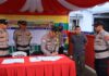 Kapolres Kepulauan Anambas Sidak Pos Pam Pengamanan Natal dan Tahun Baru 2022
