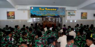 Lanud RSA Gelar Doa Bersama Akhir Tahun 2022 dan Sambut Tahun Baru 2023