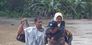 Hujan Lebat, Beberapa Wilayah Kota Ranai Kebanjiran