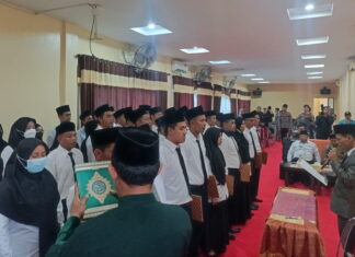 Ketua KPU Anambas Lantik 50 Anggota PPK