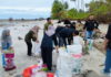 Cegah Abrasi Makin Meluas, Karang Taruna Natuna Gotong Royong Pasang Pemecah Ombak