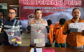 Ditreskrimum Polda Kepri Berhasil Amankan 2 Tersangka Curanmor