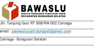 PENGUMUMAN HASIL SELEKSI ADMINISTRASI CALON ANGGOTA PANGAWAS PEMILU KELURAHAN DAN DESA DI KECAMATAN BUNGURAN SELATAN TAHUN 2023