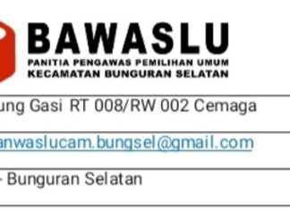 PENGUMUMAN ANGGOTA PANWASLU KELURAHAN / DESA TERPILIH TAHUN 2023 KECAMATAN BUNGURAN SELATAN