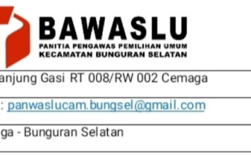 PENGUMUMAN ANGGOTA PANWASLU KELURAHAN / DESA TERPILIH TAHUN 2023 KECAMATAN BUNGURAN SELATAN
