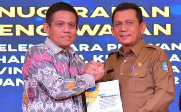 Gubernur Ansar Hadiri Penganugerahan Opini Pengawasan dari Ombudsman RI Perwakilan Kepri