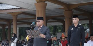 Pemkab Asahan Bersama Forkopimda Gelar Upacara di Mapolres Asahan