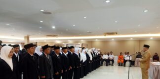 Ketua KPU Natuna Lantik 85 Anggota PPK