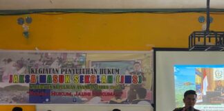 Beri Penyuluhan Hukum Dikalangan Pelajar, Cabjari Terempa Kembali Lanjutkan Program JMS