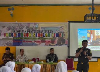 Beri Penyuluhan Hukum Dikalangan Pelajar, Cabjari Terempa Kembali Lanjutkan Program JMS