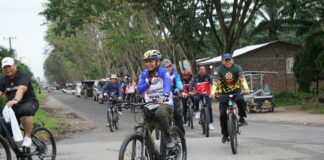 Bupati Asahan Gowes Bersama OPD Bangun Silaturahmi
