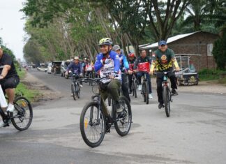 Bupati Asahan Gowes Bersama OPD Bangun Silaturahmi