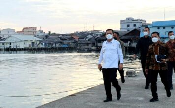Pastikan Pekerjaan Berjalan Baik Pulang dari Natuna, Gubernur Langsung Kunker ke Kabupaten Lingga