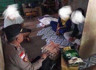 Kapolsek Siantan Berikan Tali Asih Kepada Keluarga Korban Pencabulan Anak Dibawah Umur