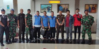 Kejari Natuna Kirim 3 Terpidana Perikanan Warga Negara Vietnam ke Rudenim Tanjungpinang