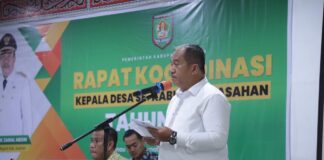 Wakil Bupati Asahan Buka Rapat Koordinasi Kepala Desa