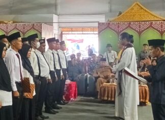 Hadiri Pelantikan Anggota PPS, Ini Pesan Bupati Anambas Abdul Haris