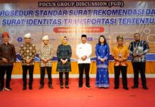 Sekda Kepri Hadiri FGD Prosedur Standar Surat Rekomendasi dan Surat Identitas Transportasi Tertentu