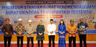 Sekda Kepri Hadiri FGD Prosedur Standar Surat Rekomendasi dan Surat Identitas Transportasi Tertentu