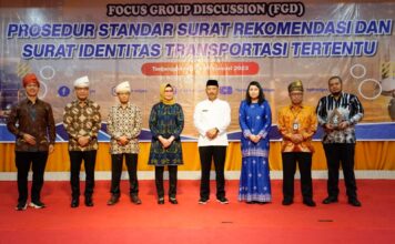 Sekda Kepri Hadiri FGD Prosedur Standar Surat Rekomendasi dan Surat Identitas Transportasi Tertentu