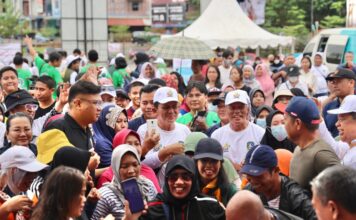 Gubernur Lepas Jalan Sehat Sempena Bulan K3 Nasional Provinsi Kepri