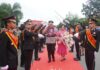 Polda Kepri Gelar Upacara Farewell And Wellcome Parade Kapolda Kepri
