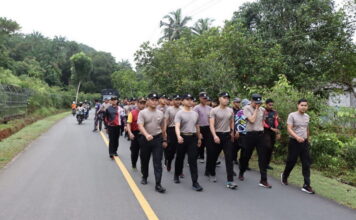 31 Peserta Bintara Remaja Polres Lingga Ikuti Pembinaan Tradisi
